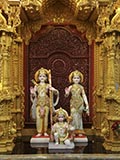 Bhagwan Shri Ram, Shri Sitaji and Shri Hanumanji